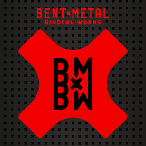 bent metal logo